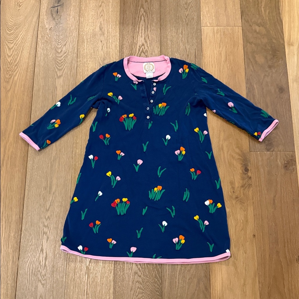 TBBC Nightingale Nightgown in Navy Floral - XS